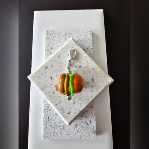 Bohemian Trinkets Burger Time Journal/Bag Charm